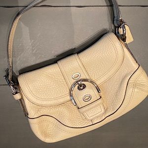 🔥Coach Cream Handbag
